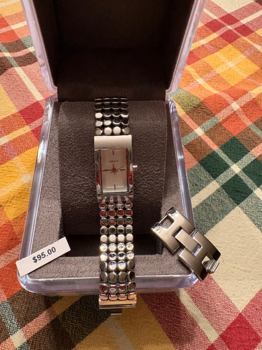 DKNY Women’s Silver Bracelet Watch